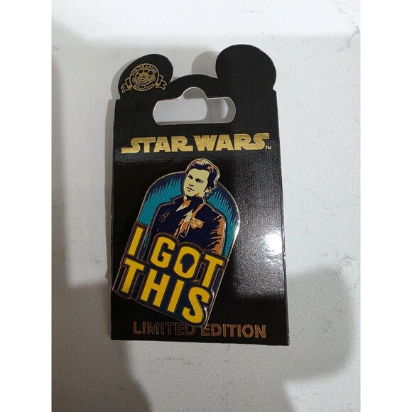 Disney Star Wars Solo Han Solo I Got This Surprise Pin LE 5000 - Picture 1 of 2